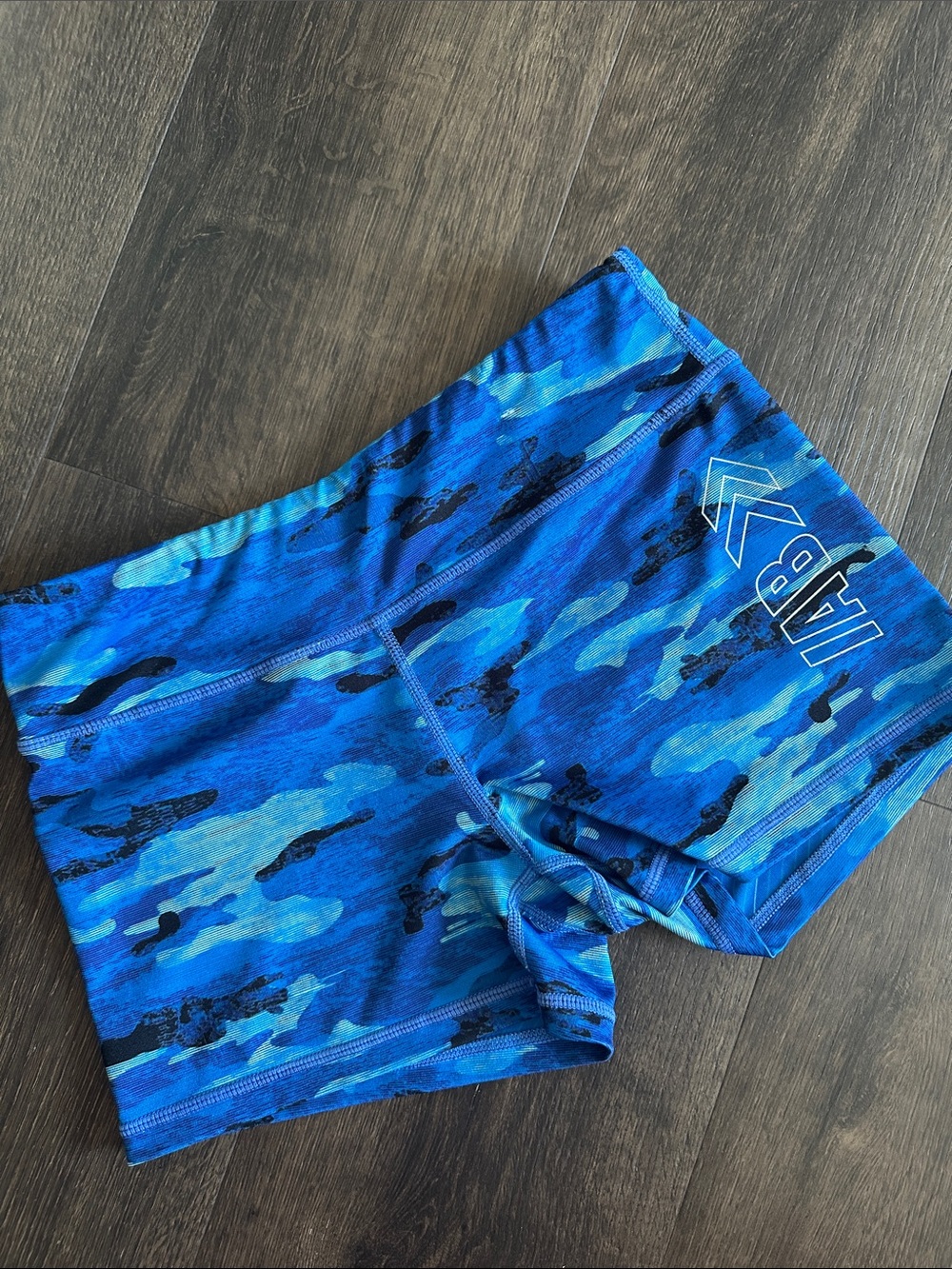Wonens Blue Camo Swim Shorts